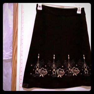 👗2 for $20👗Ann Taylor Loft Petites Blk skirt 00P